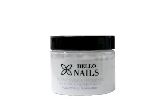 Imagen Polvere per unghie acrilica trasparente 100g. Hello Nails