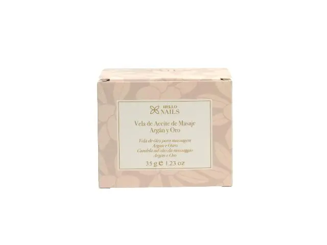 Imagen  Vela de masaje Arg�n y Oro, 35g. Hello Nails 
